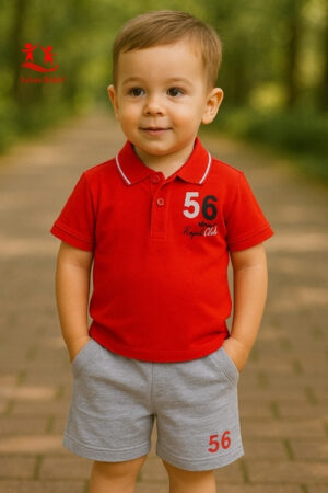 Little Champion Red Polo