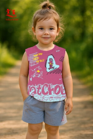 Lavender Bloom Sleeveless Top