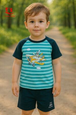 Blue Breeze Striped Tee