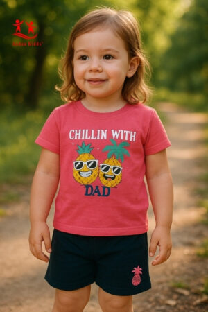 Pretty Pink Round Neck Tee